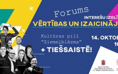 Forums “Interešu izglītība – vērtības un izaicinājumi”